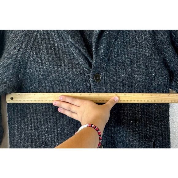 Marine Layer Wool/Alpaca Blend Maurice Button Up Women's Cardigan Large - Picture 9 of 10